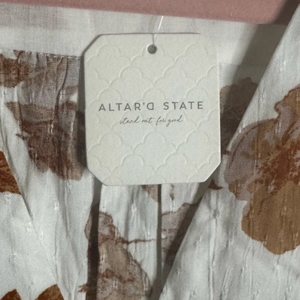 Altar'd State Stacie Floral Midi Dress - NWT - Picture 6 of 10